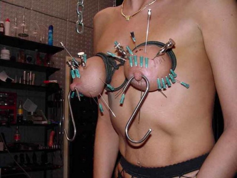 Nipple chain bondage